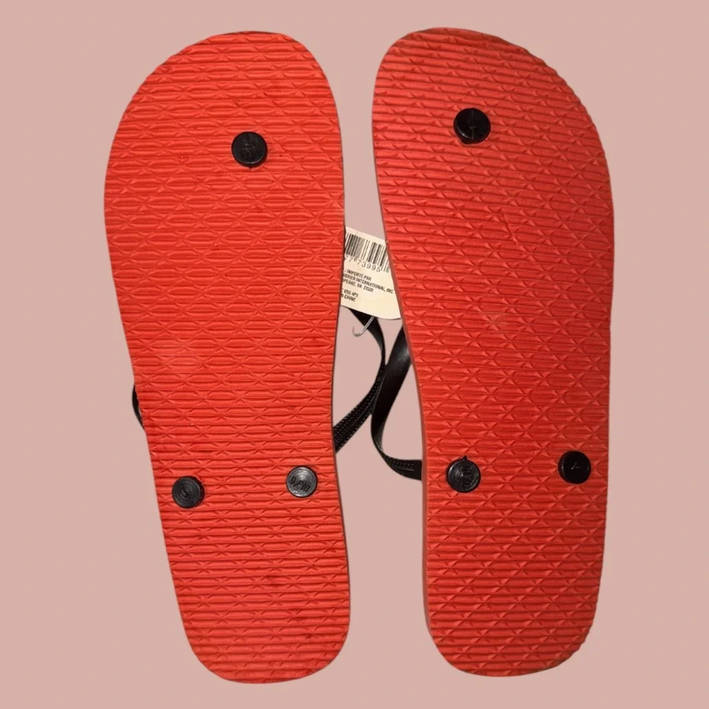 Watermelon Seed Slippers Flip‎ Flop Slide Thong Slipper Sandals Size 9/10